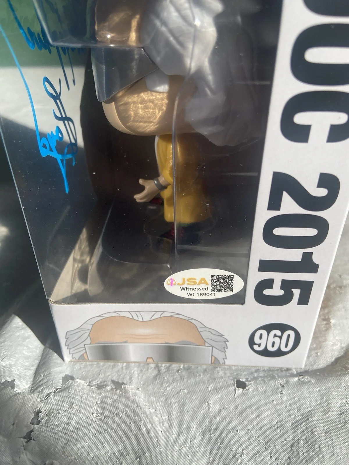 Christopher Lloyd — Christopher Lloyd signed Doc 2015 Funko Pop #960 Back to the Future JSA, image 5