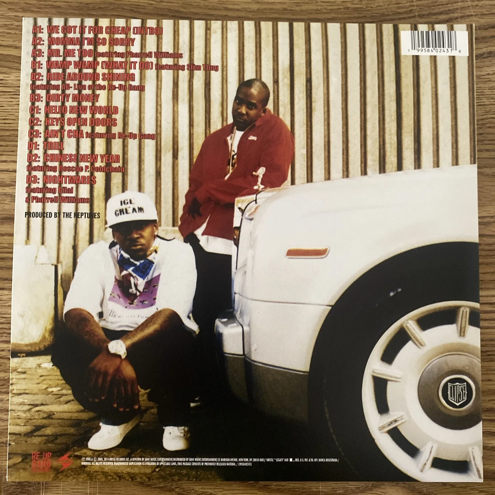 Clipse Autographed Vinyl Album ‘Hell Hath No Fury’ Pusha T & Malice, image 3
