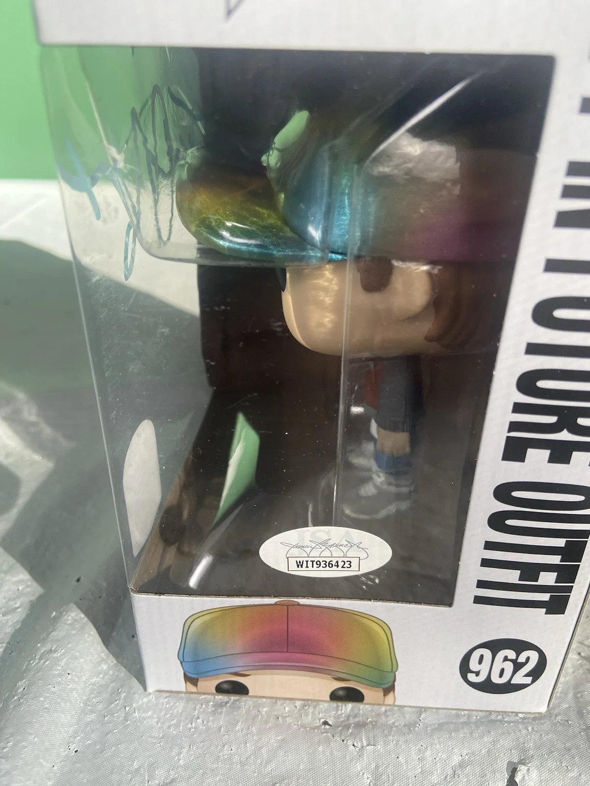 Michael J Fox — Michael J. Fox Autographed Marty in Future Outfit Funko Pop Figurine #962- JSA, изображение 5