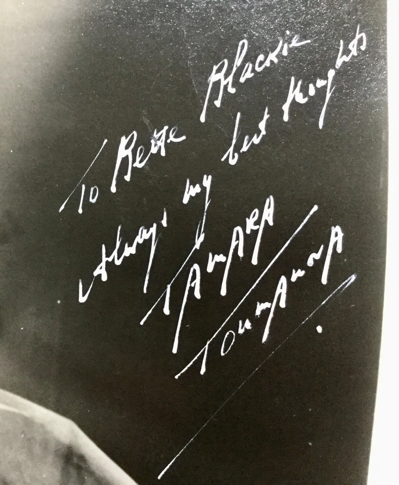 Tamara Toumanove — Tamara Toumanova - Prima Ballerina, Paris Opera Beautiful Signed 8x10 Photograph, изображение 4