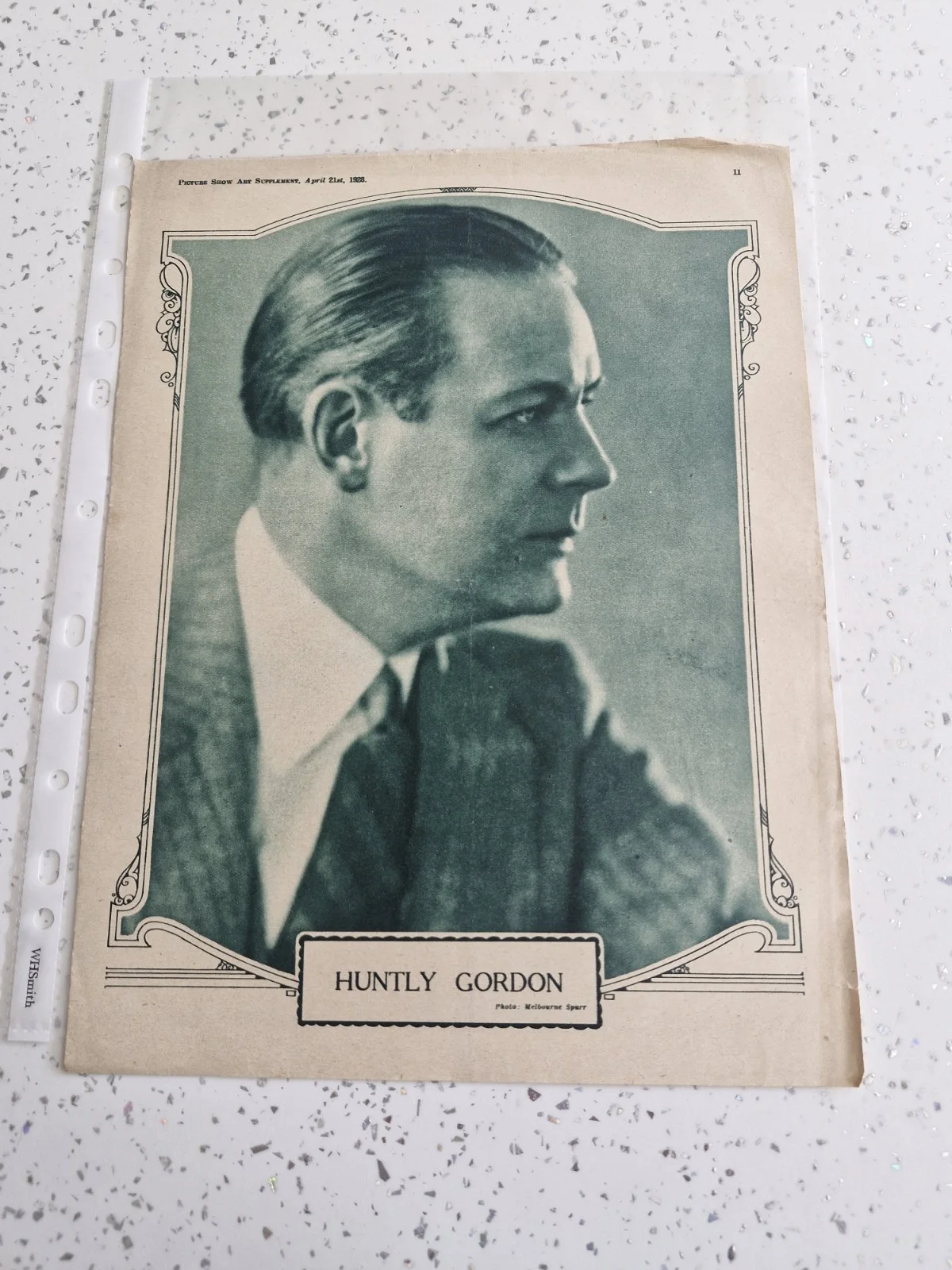 CENTREFOLD " FAY WRAY & GARY COOPER 1928 PICTURE SHOW ART SUPPLEMENT, image 2