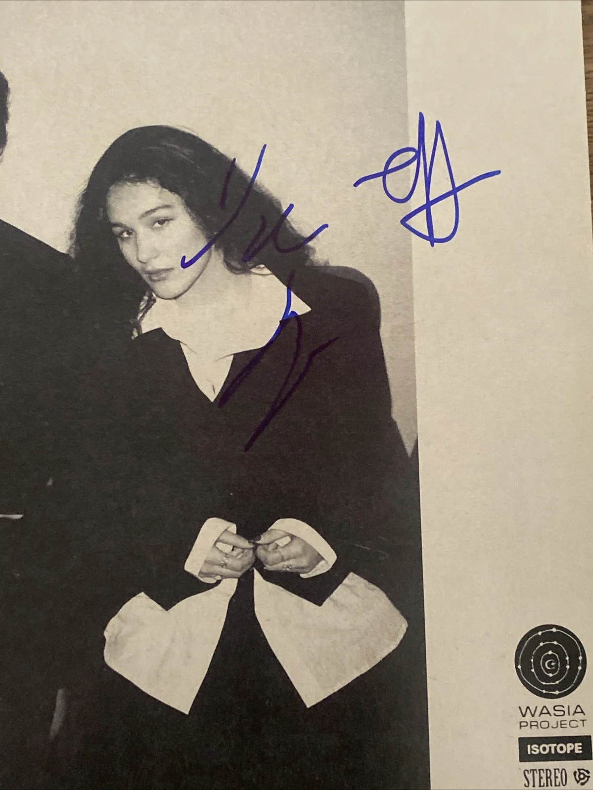 ‘Wasia Project’ Band Autographed Vinyl Album ‘Isotope’ Olivia & William, image 2