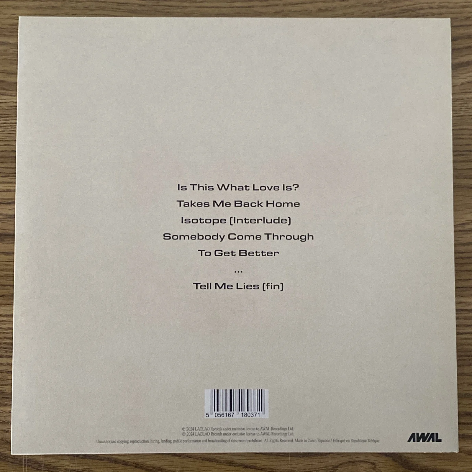 ‘Wasia Project’ Band Autographed Vinyl Album ‘Isotope’ Olivia & William, image 3