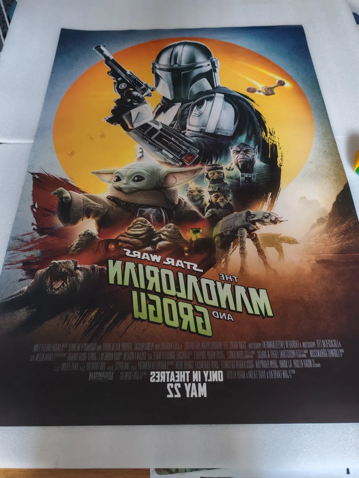 The Mandalorian and Grogu (2026) - Original d/s Cinema One sheet poster 27x40 in, изображение 3