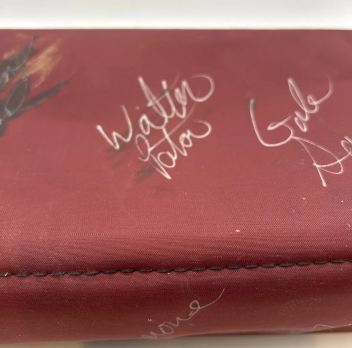 Vintage Joey Bag Multi Signed Autograph Bag Jimmy Hannan TV Memorabilia, image 4