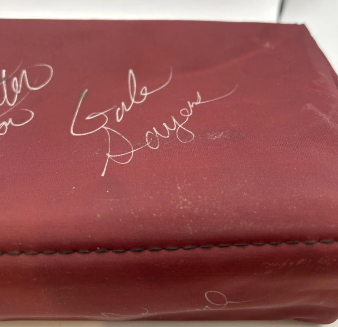 Vintage Joey Bag Multi Signed Autograph Bag Jimmy Hannan TV Memorabilia, image 5