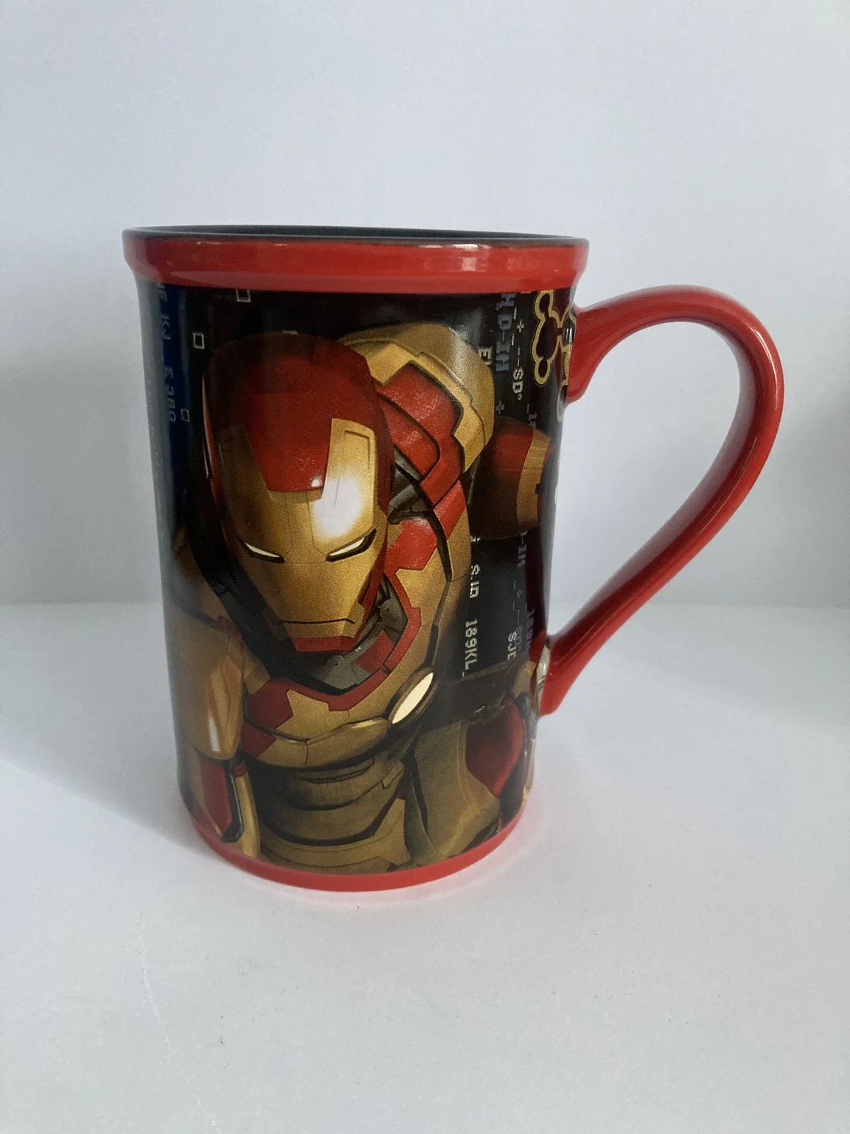 Disney Marvel Iron Man 3 Large Mug - 13cm Tall Cup Coffee Tea Drink - LIKE NEW, image 3
