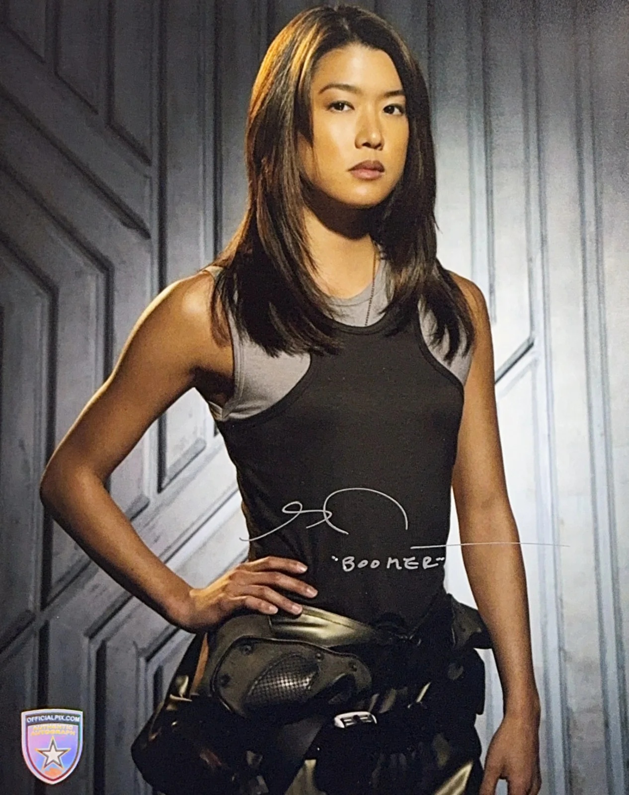 Grace Park — Signed Grace Park Battlestar Galactica Boomer Autograph 8x10 w/ Official Pix COA