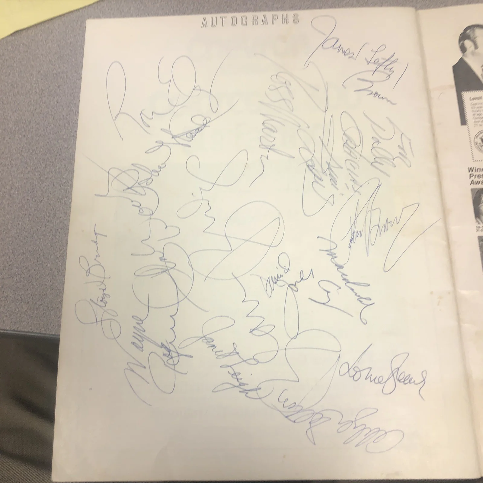 Lloyd Bridges Celebrity Tennis Autographs Ross Martin Rare, image 5