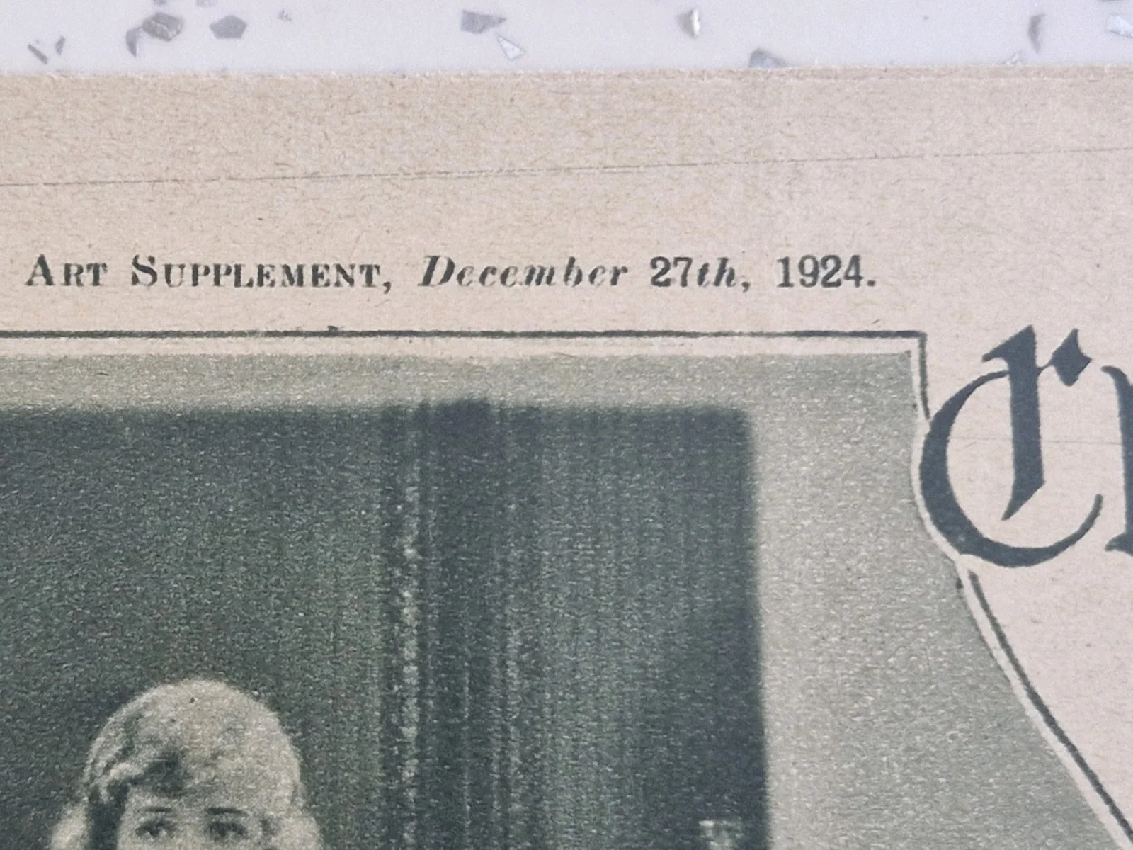 1924 PICTURE SHOW ART SUPPLEMENT XMAS GREETINGS FROM THE STARS MARJORIE HUME ETC, изображение 3