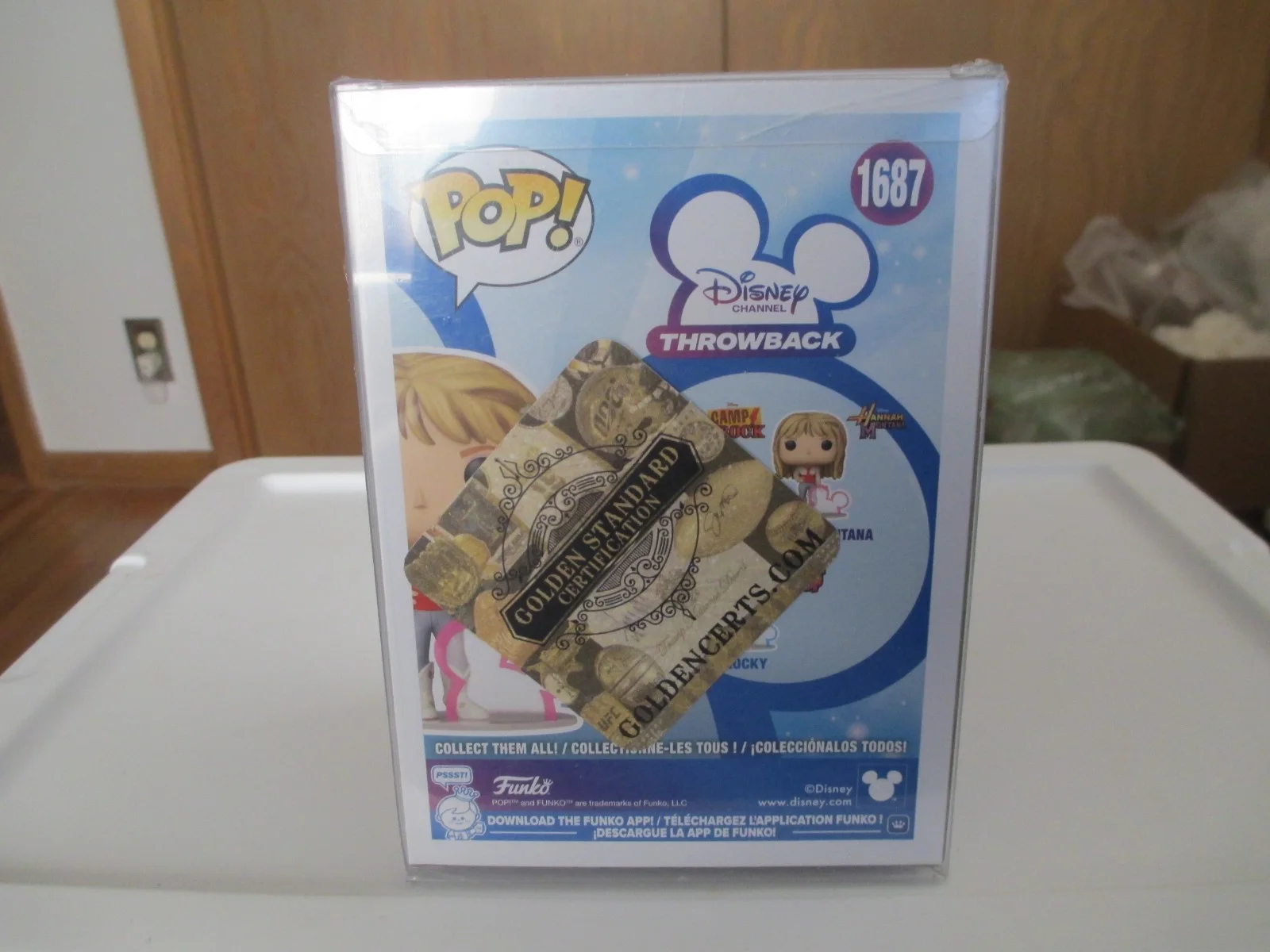 Autograph By Miley Cyrus As Hannah Montana Autographed Funko Pop 1687, изображение 4