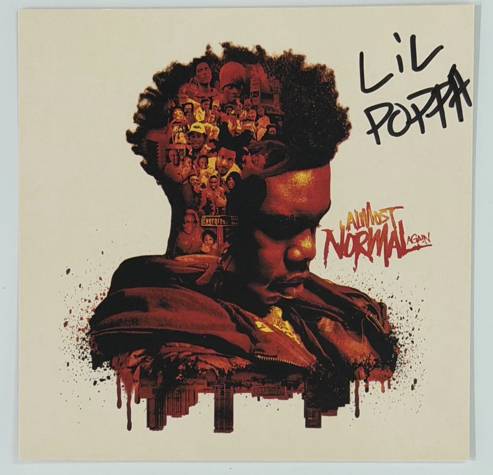 SIGNED Lil Poppa Almost Normal Again Photo Card & CD BAS Beckett COA AUTOGRAPH, изображение 3