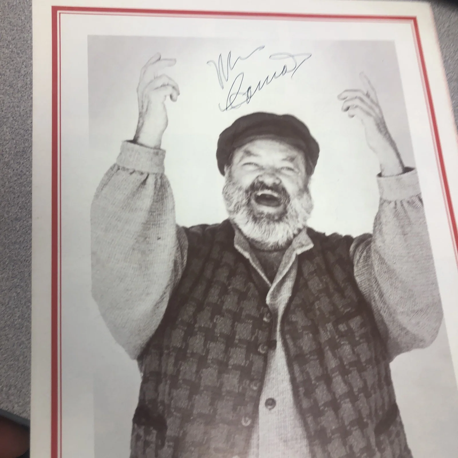 William Conrad Autograph Signed Kenley Players Program Classic Television, image 3