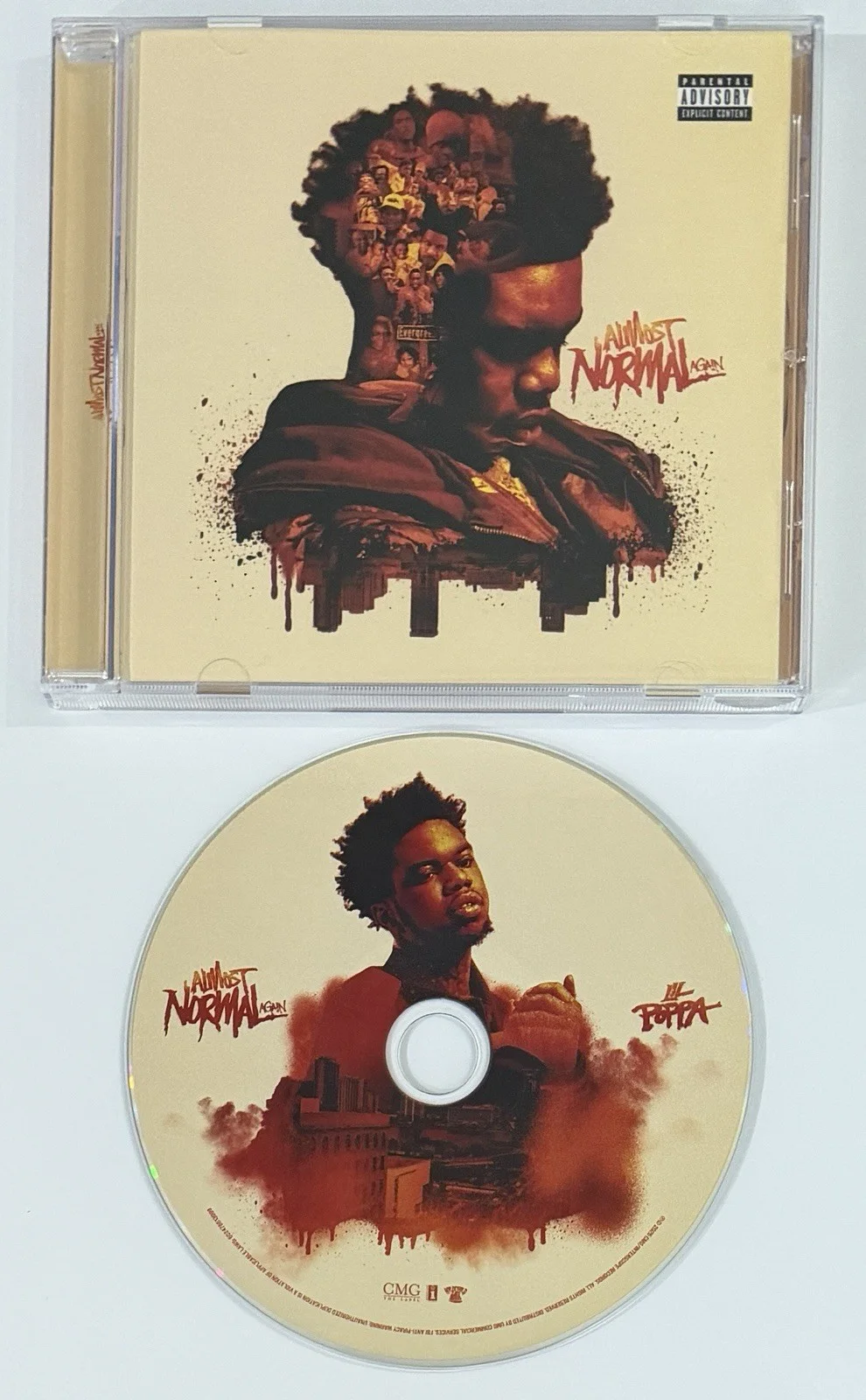 SIGNED Lil Poppa Almost Normal Again Cover Card & CD BAS Beckett COA AUTOGRAPH, image 3