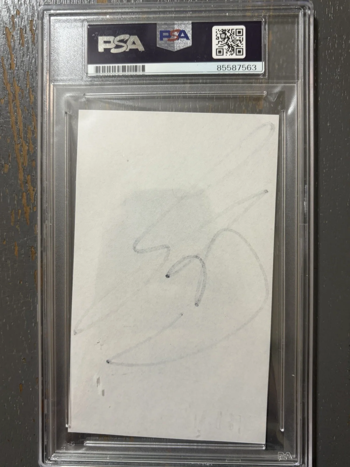 Billy Joel Signed Index card Psa Autograph Signature Bold Psa/Dna, image 2