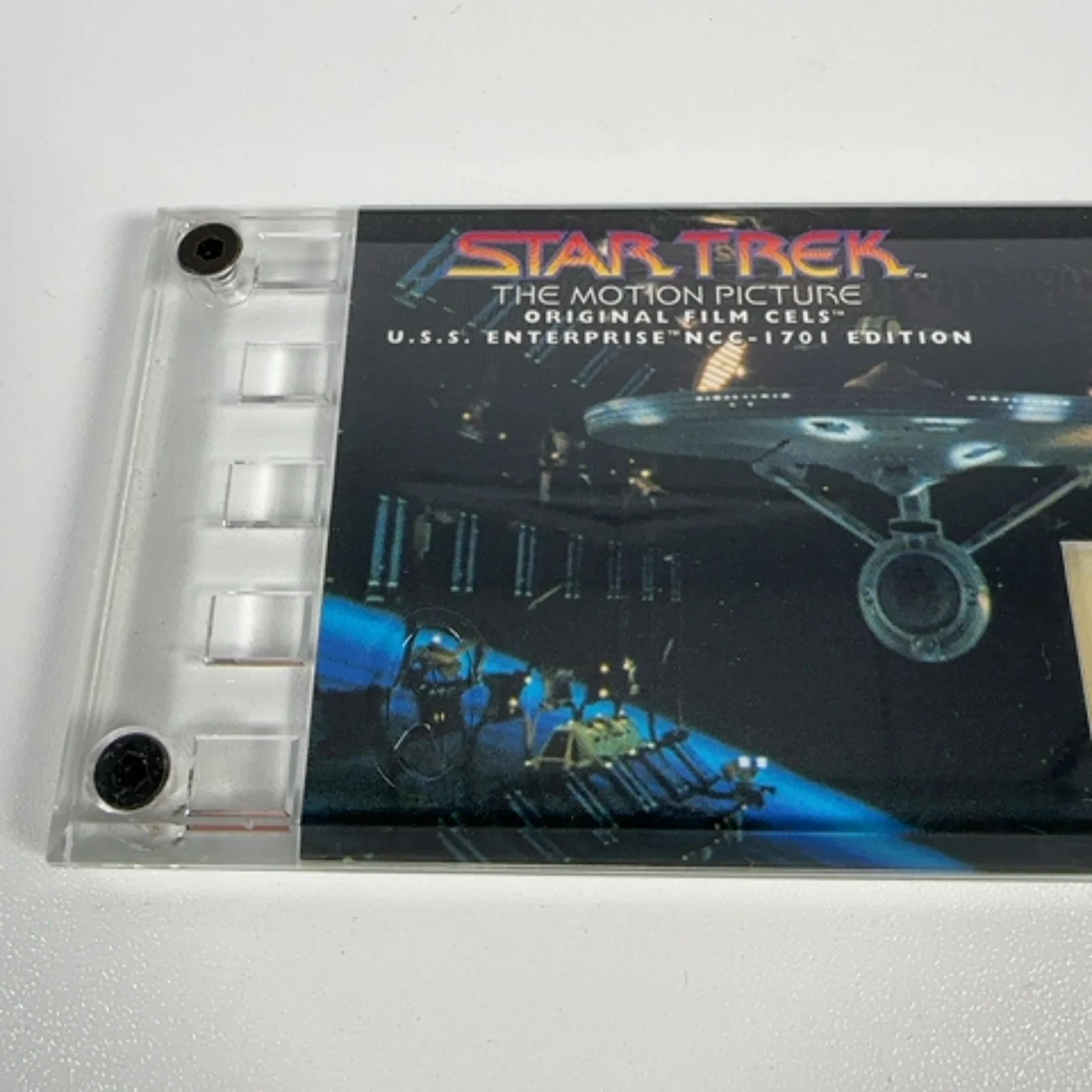 Star Trek The Motion Picture Film Cell USS Enterprise NCC-1701 VTG 1996 1990's, изображение 2