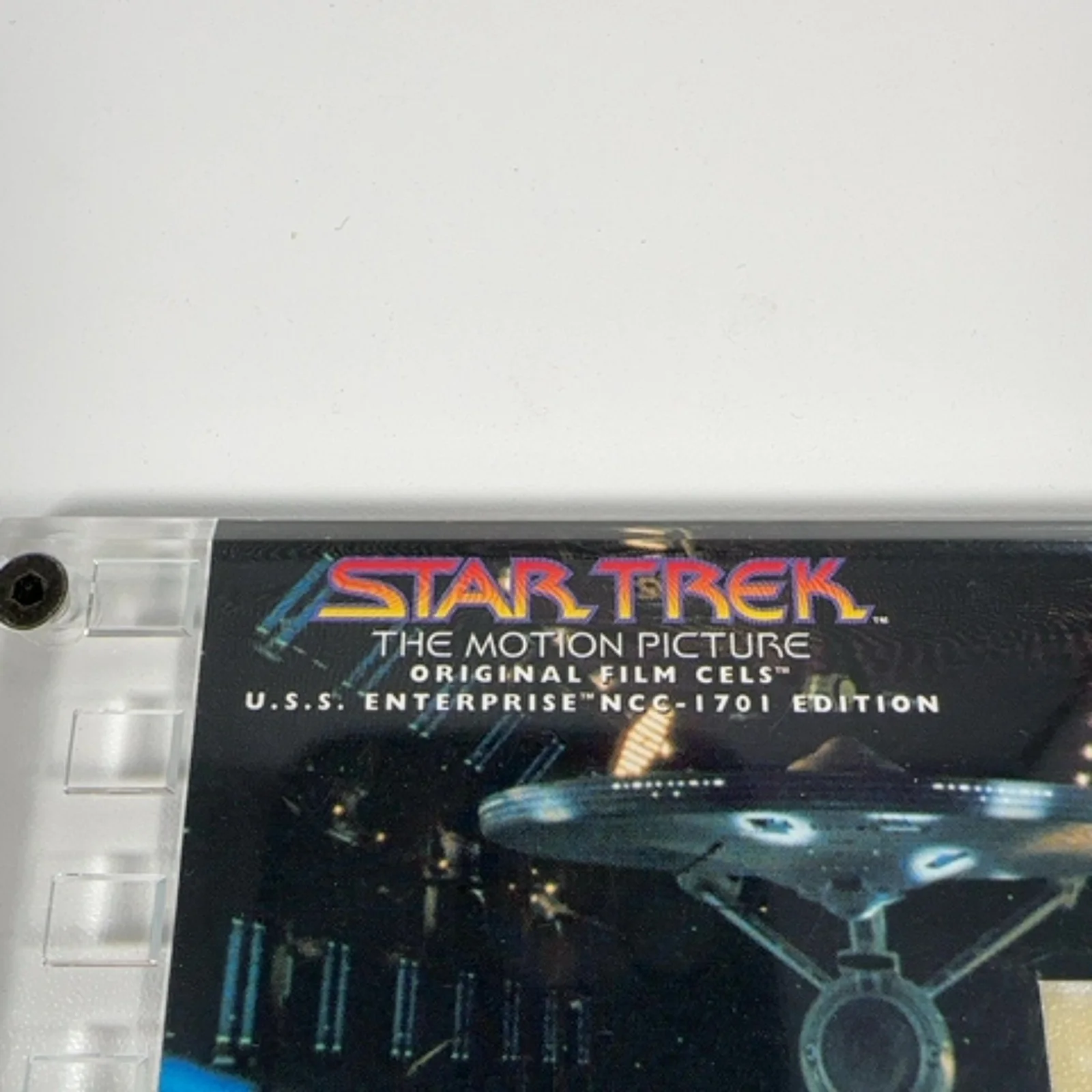 Star Trek The Motion Picture Film Cell USS Enterprise NCC-1701 VTG 1996 1990's, изображение 4