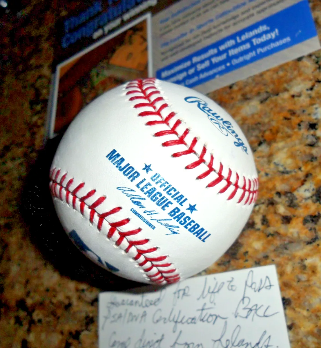 Vincent Pastore — VINCENT PASTORE Signed Baseball Auto The Sopranos Big Pussy * will Pass PSA/DNA, изображение 5