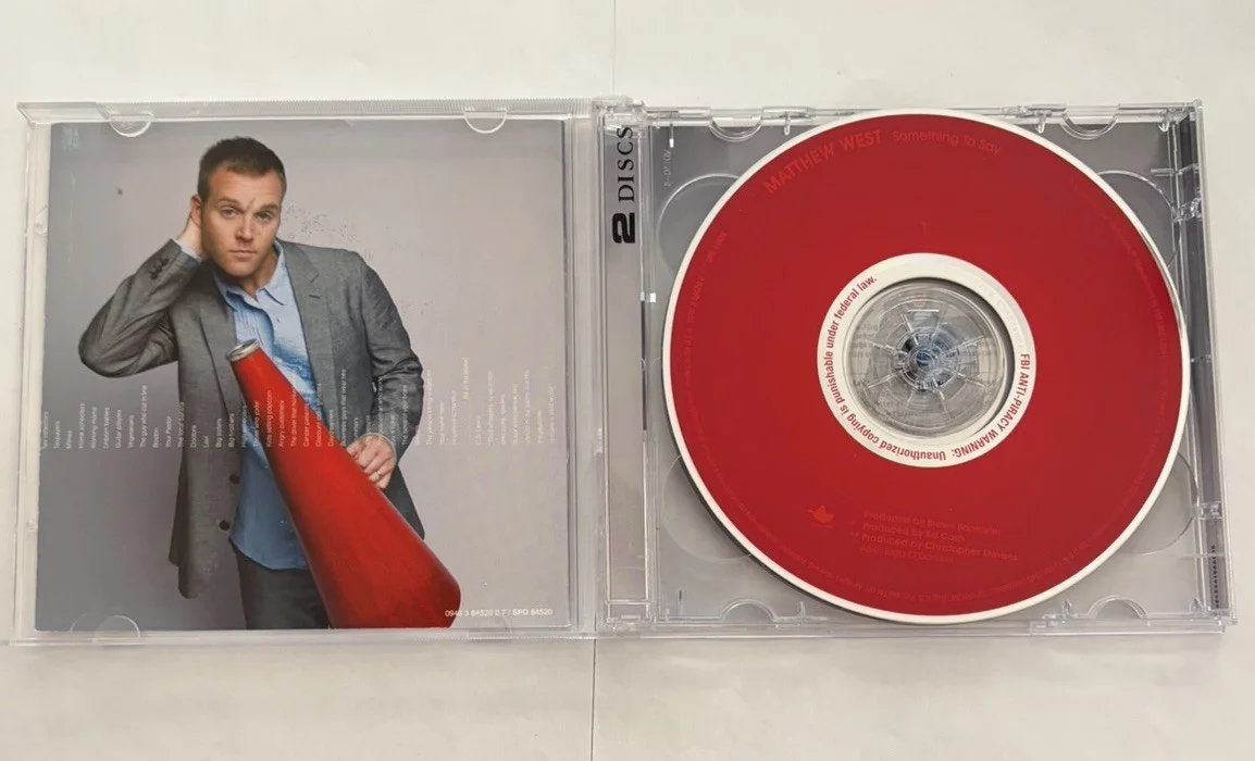 Matthew West Something To Say 2008 CD + Nothing DVD Signed Autographed Rare VG, image 3