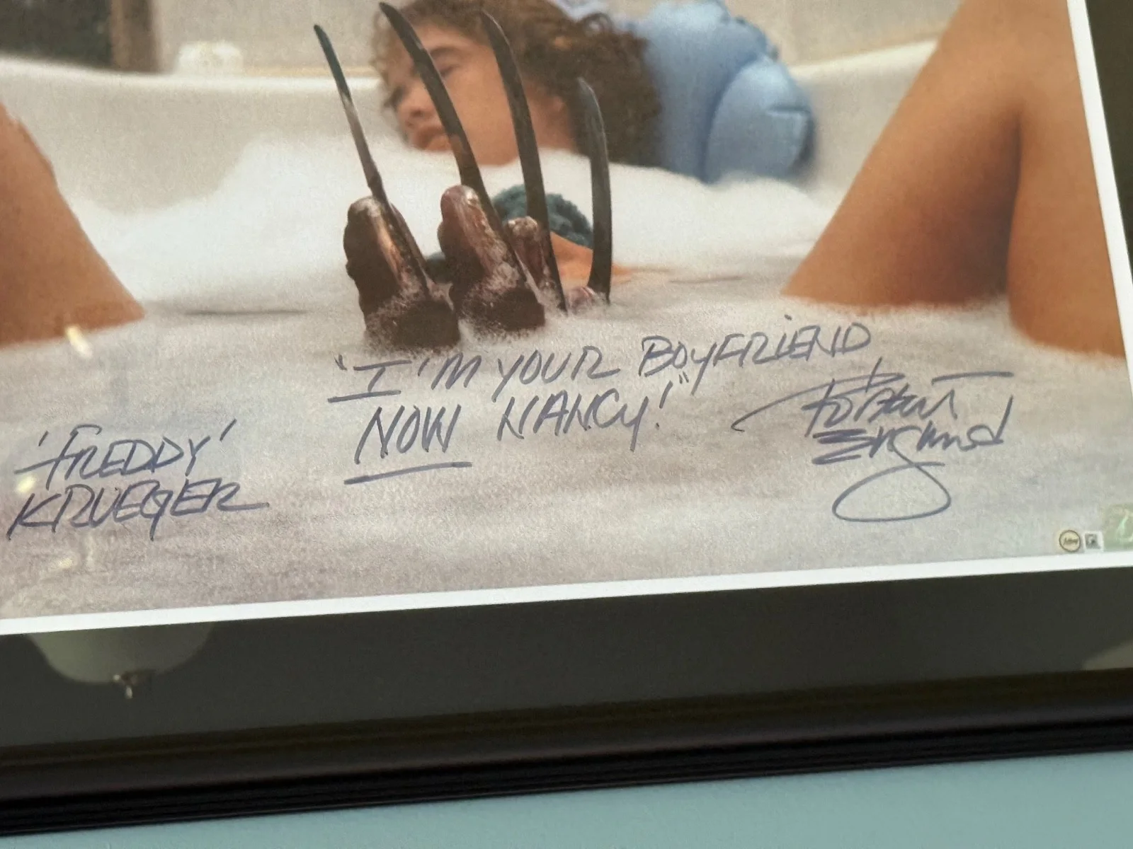 Nightmare on Elm Street signed picture by Robert Englund and Heather Langenkamp, изображение 3