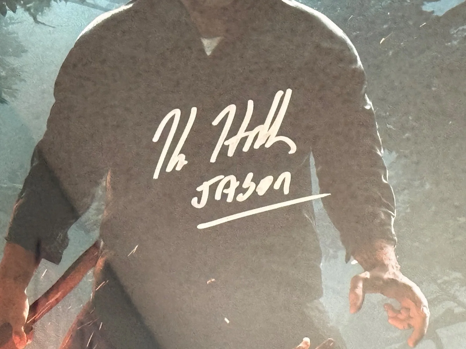 Friday the 13th game Kane Hodder framed picture, image 2
