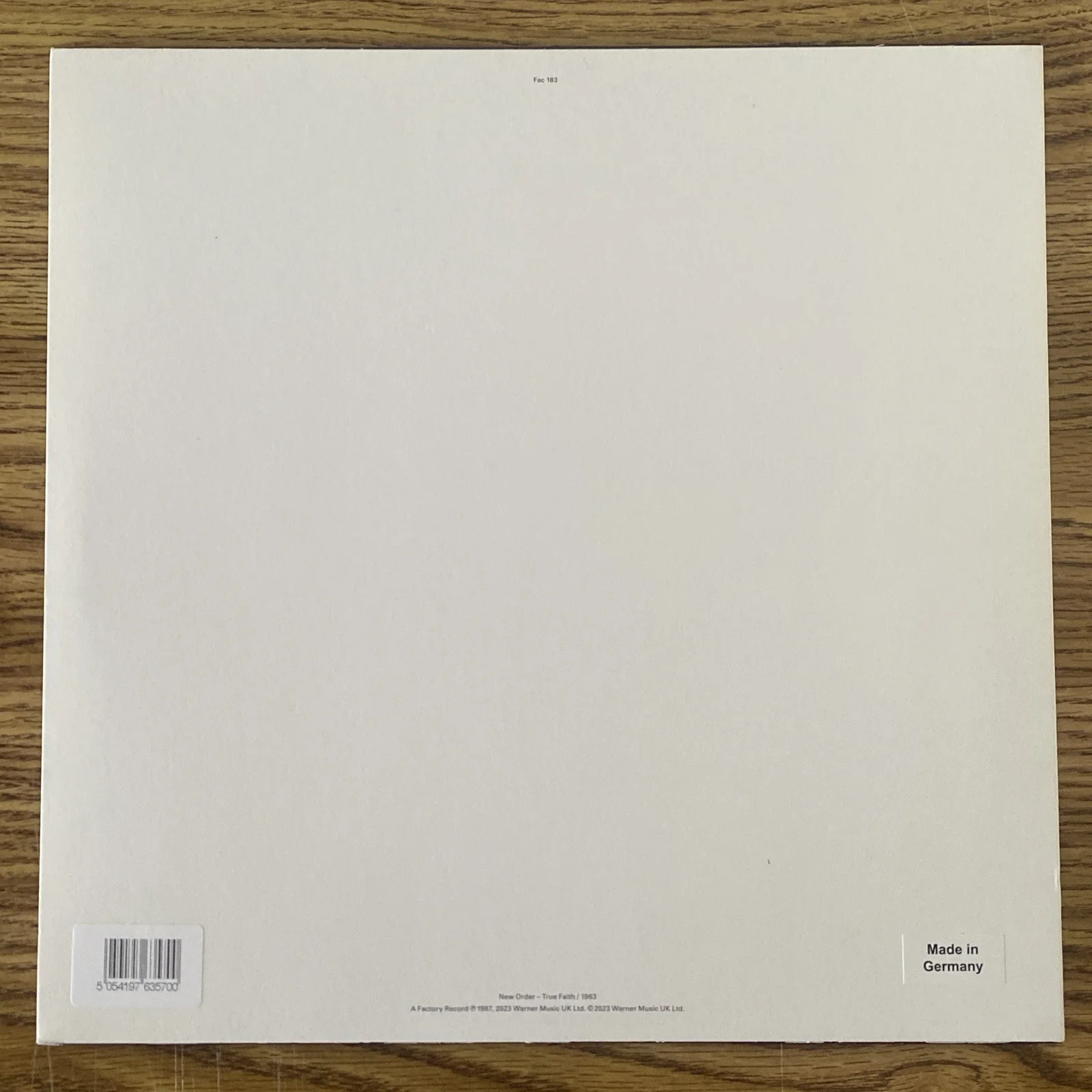 New Order Band Autographed Vinyl Album ‘True Faith' Bernard, Stephan & Gillian, изображение 4