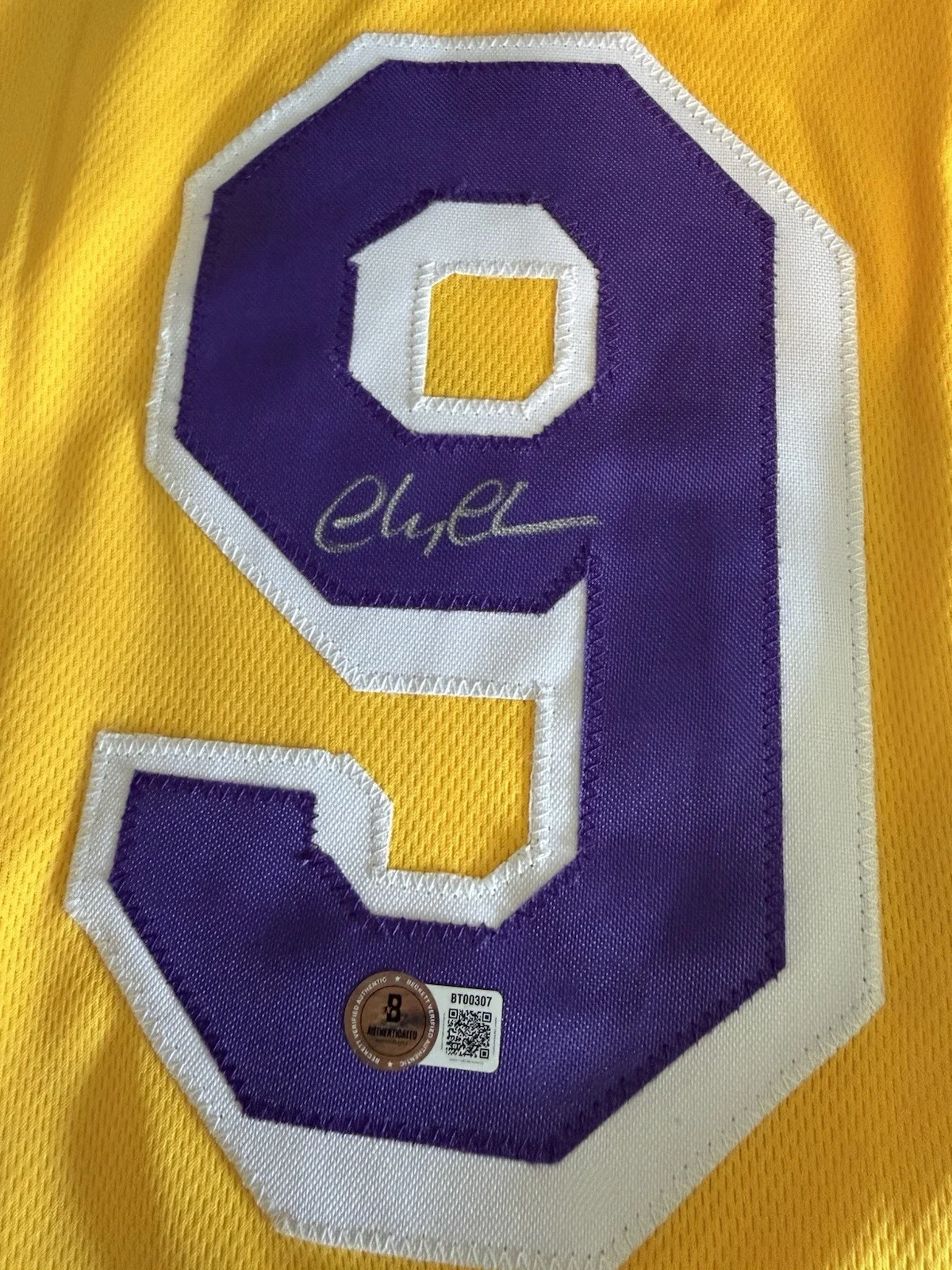 Chevy Chase — Chevy Chase Signed/Autographed Fletch Lakers Style Custom Jersey, image 2