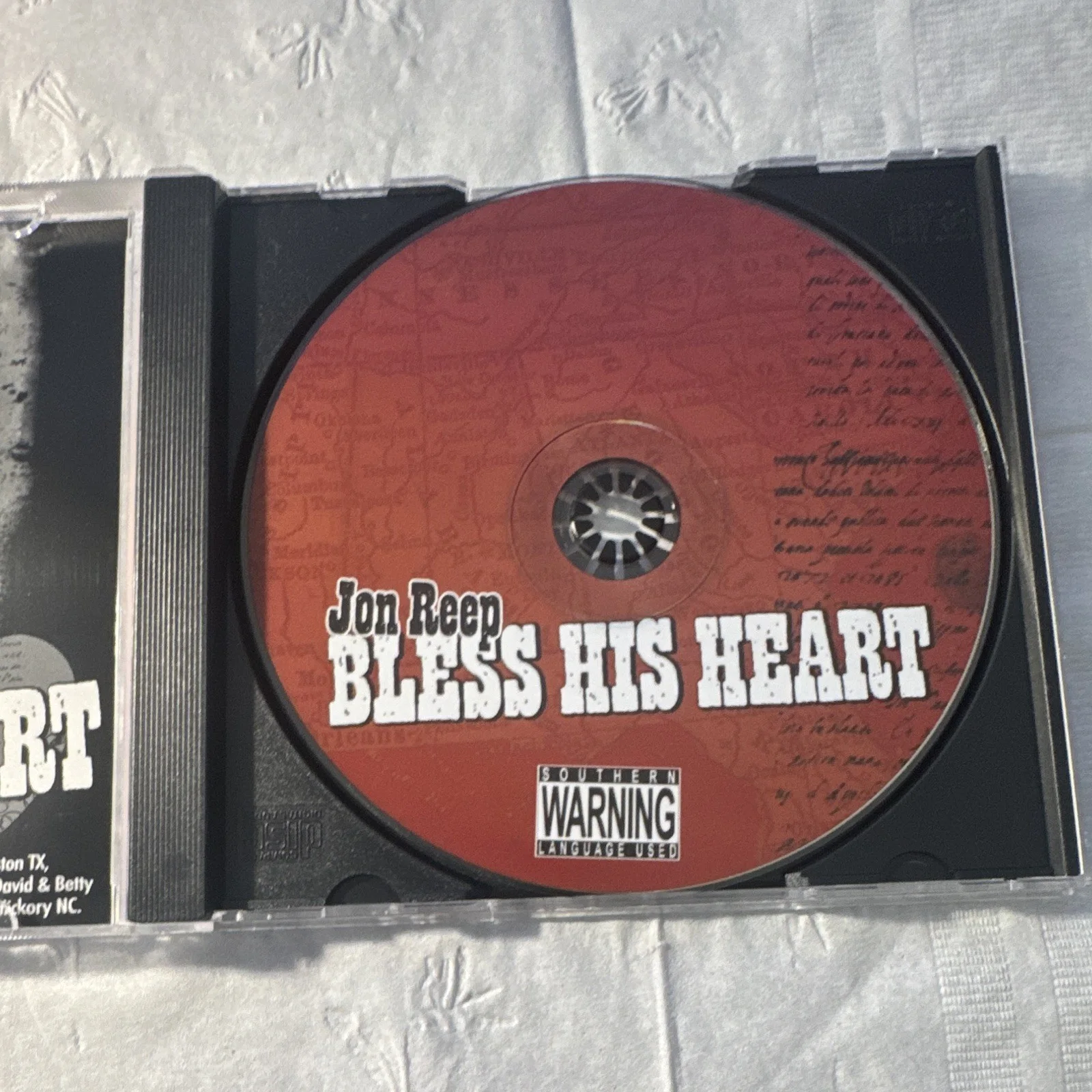 Jon Reep Autographed 'Bless His Heart' CD & Booklet Original Music Collectible, изображение 3
