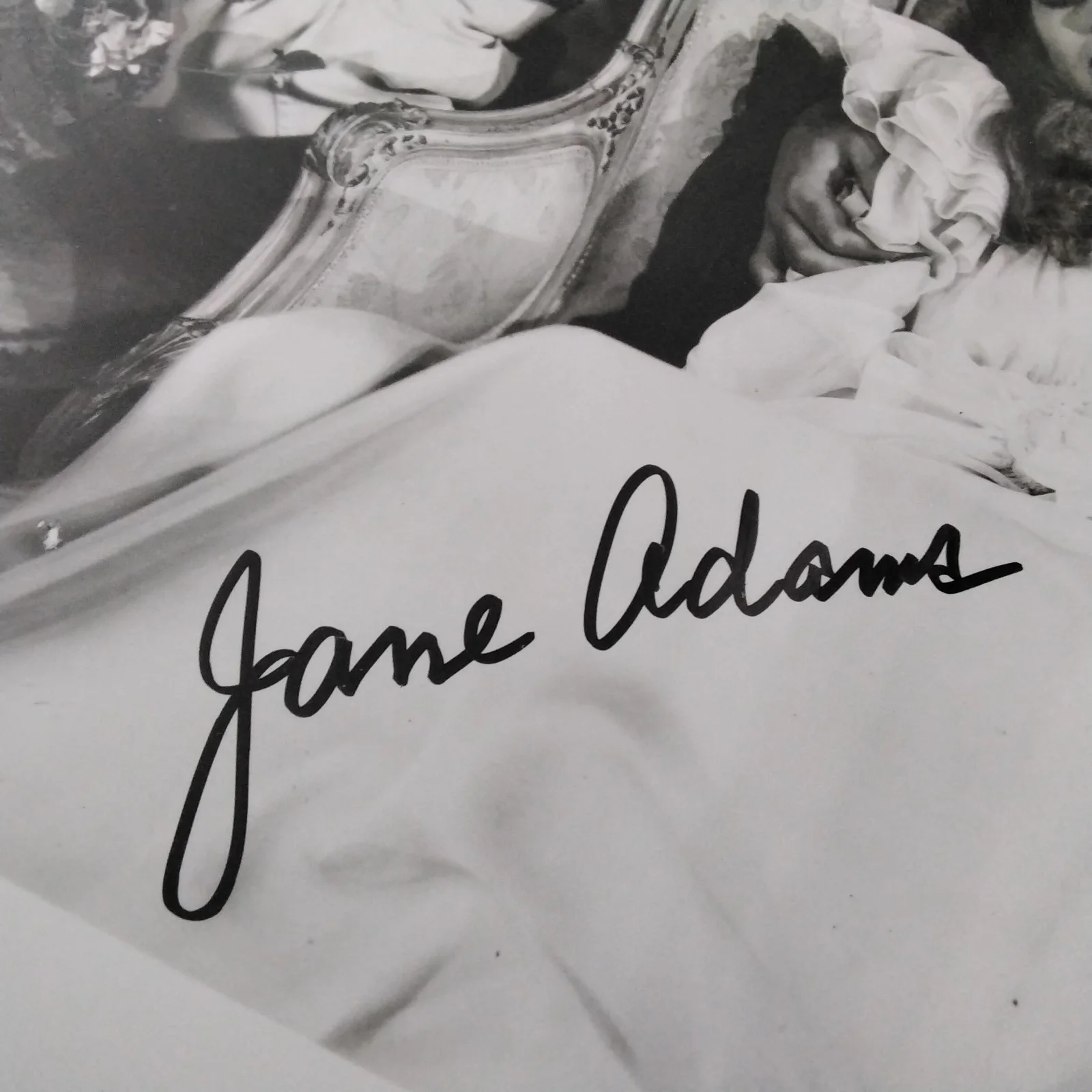 Jane Adams SIGNED Photo 40s Movie Actress House of Dracula Batman & Robin Salome, изображение 5