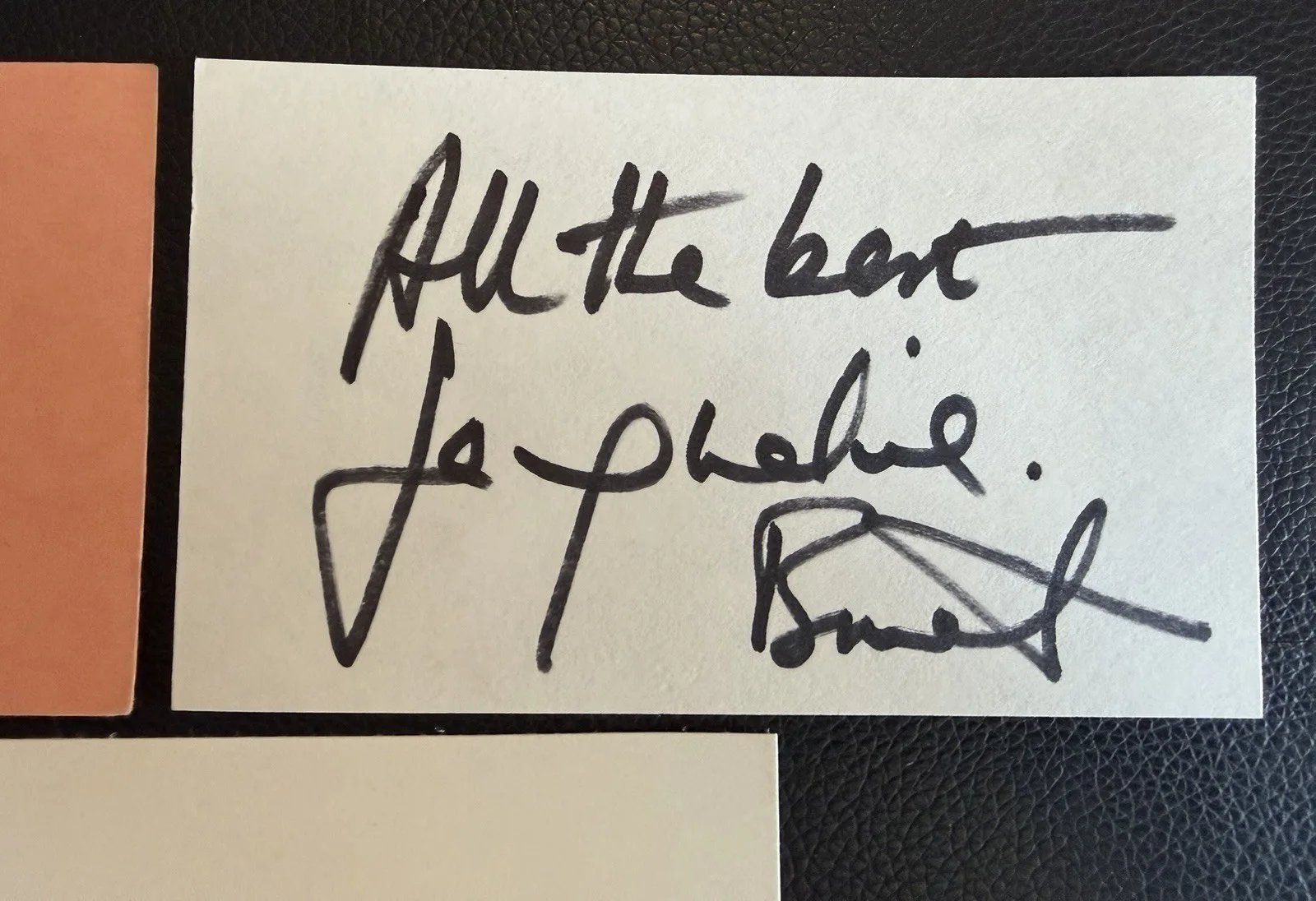 Sophia Loren Jane Birkin Jacqueline Bisset Signed 3x5 Card Autograph Lot, изображение 3