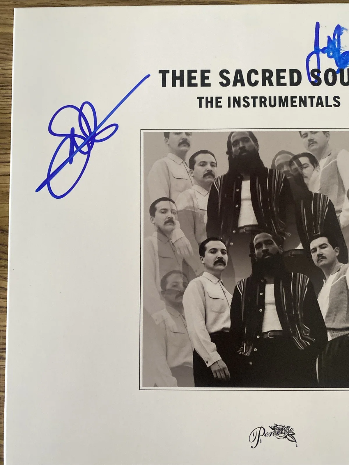 Thee Sacred Souls Band Autographed Vinyl Album ‘The Instrumentals’ Josh Lane +2, изображение 2