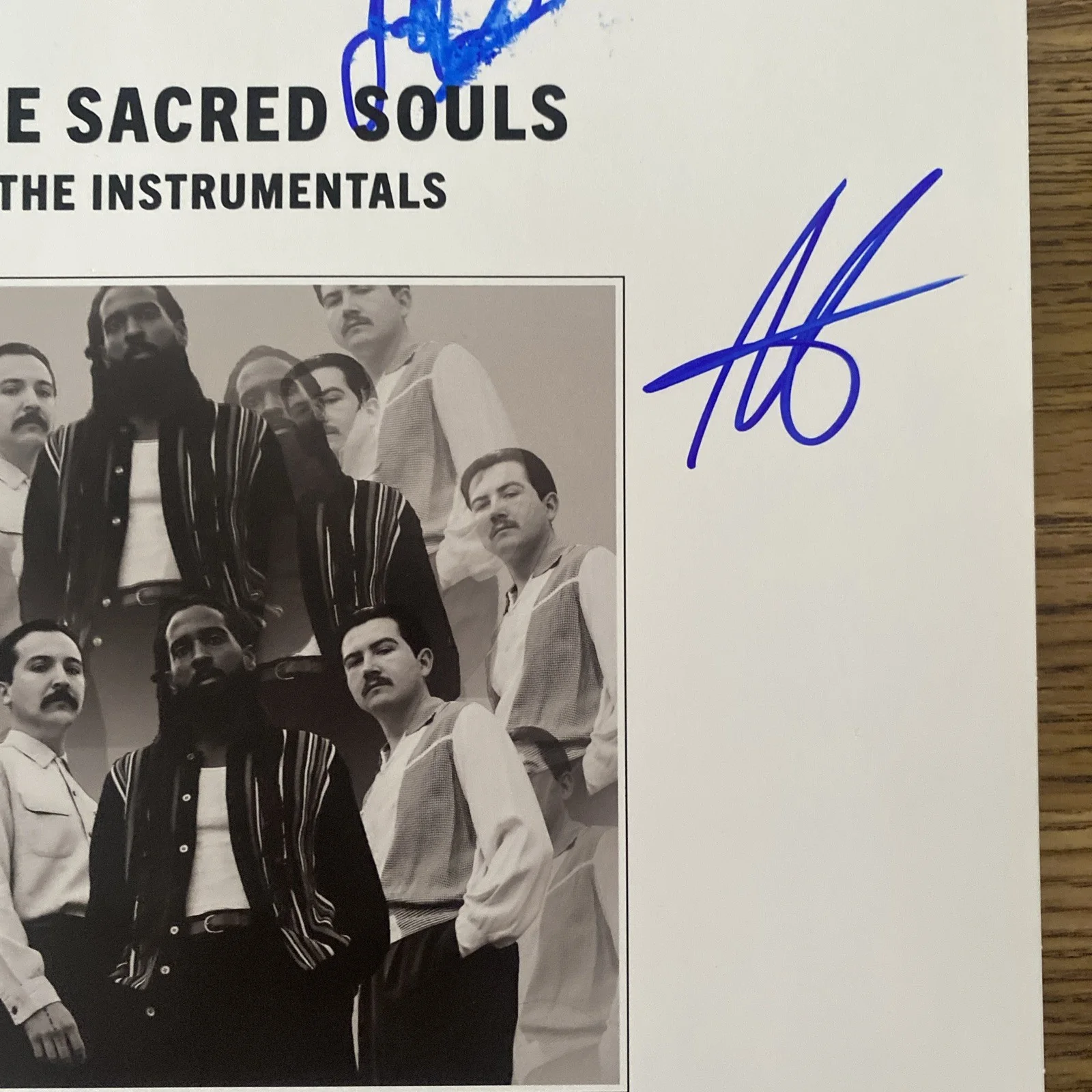 Thee Sacred Souls Band Autographed Vinyl Album ‘The Instrumentals’ Josh Lane +2, изображение 3
