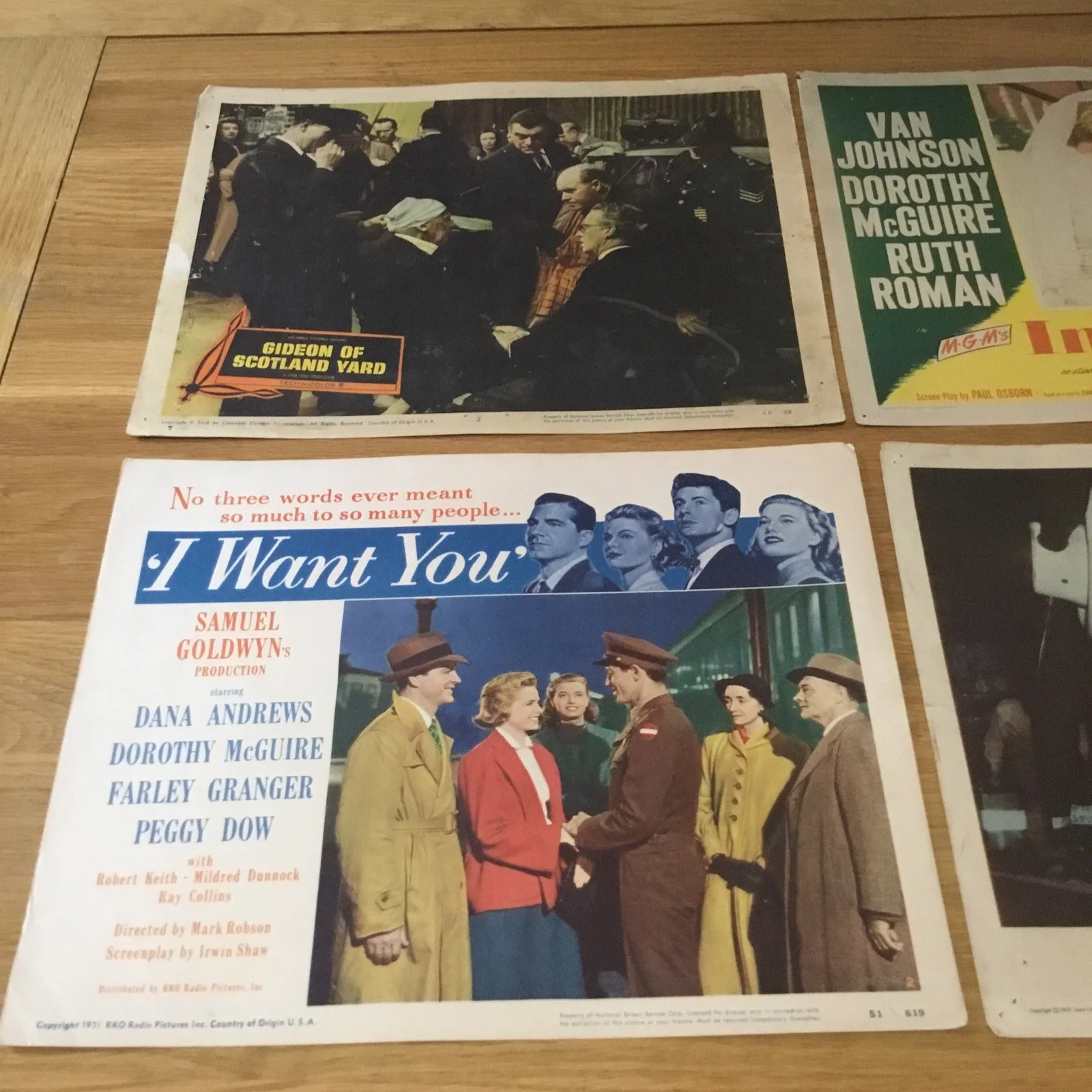 Set Of 4 X Vintage Cinema Advertising Posters . Rare Group . Fast Free Shipping, изображение 4
