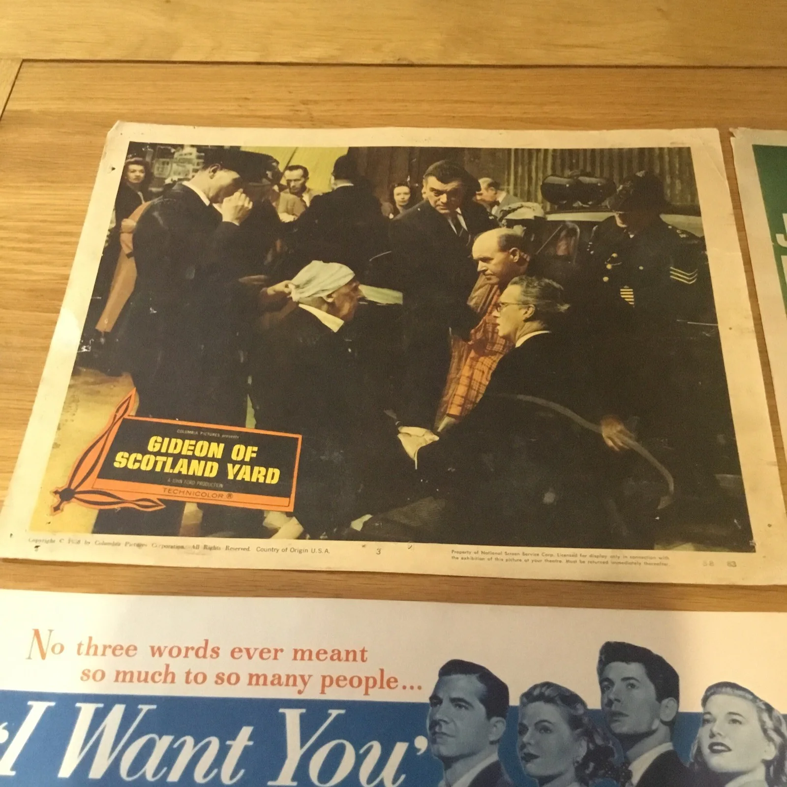 Set Of 4 X Vintage Cinema Advertising Posters . Rare Group . Fast Free Shipping, изображение 5