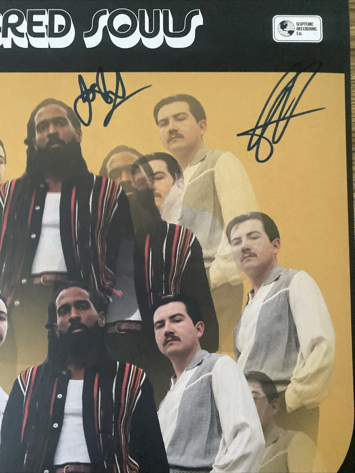 Thee Sacred Souls Band Autographed Vinyl Album ‘Self-Titled’ Josh Lane +2 Member, изображение 3