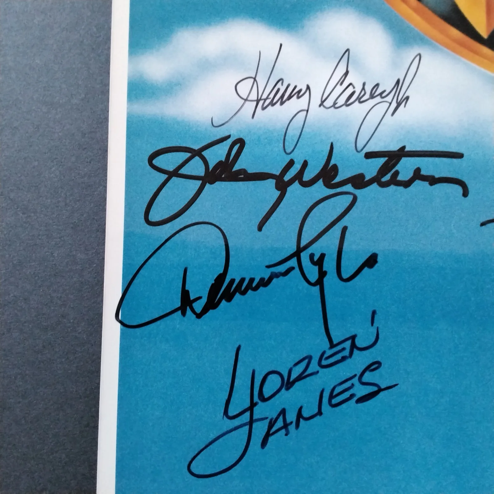 7 Film TV Actors SIGNED Photo Jeanne Carmen Johnny Western Denver Pyle Carey Jr, изображение 3
