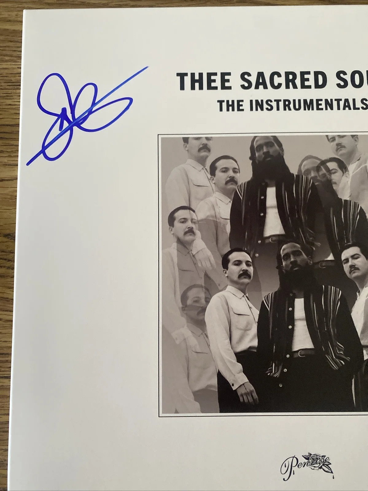 Thee Sacred Souls Band Autographed Vinyl Album ‘The Instrumentals’ Josh Lane +2, изображение 2