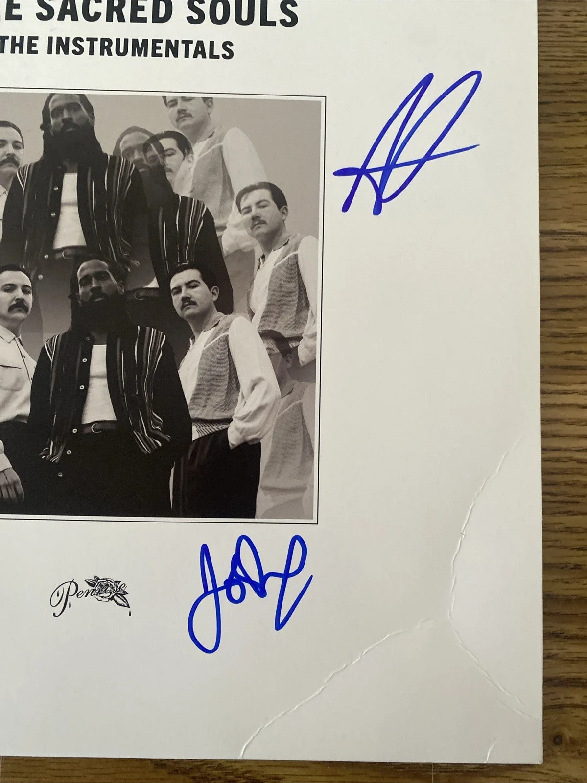 Thee Sacred Souls Band Autographed Vinyl Album ‘The Instrumentals’ Josh Lane +2, изображение 3