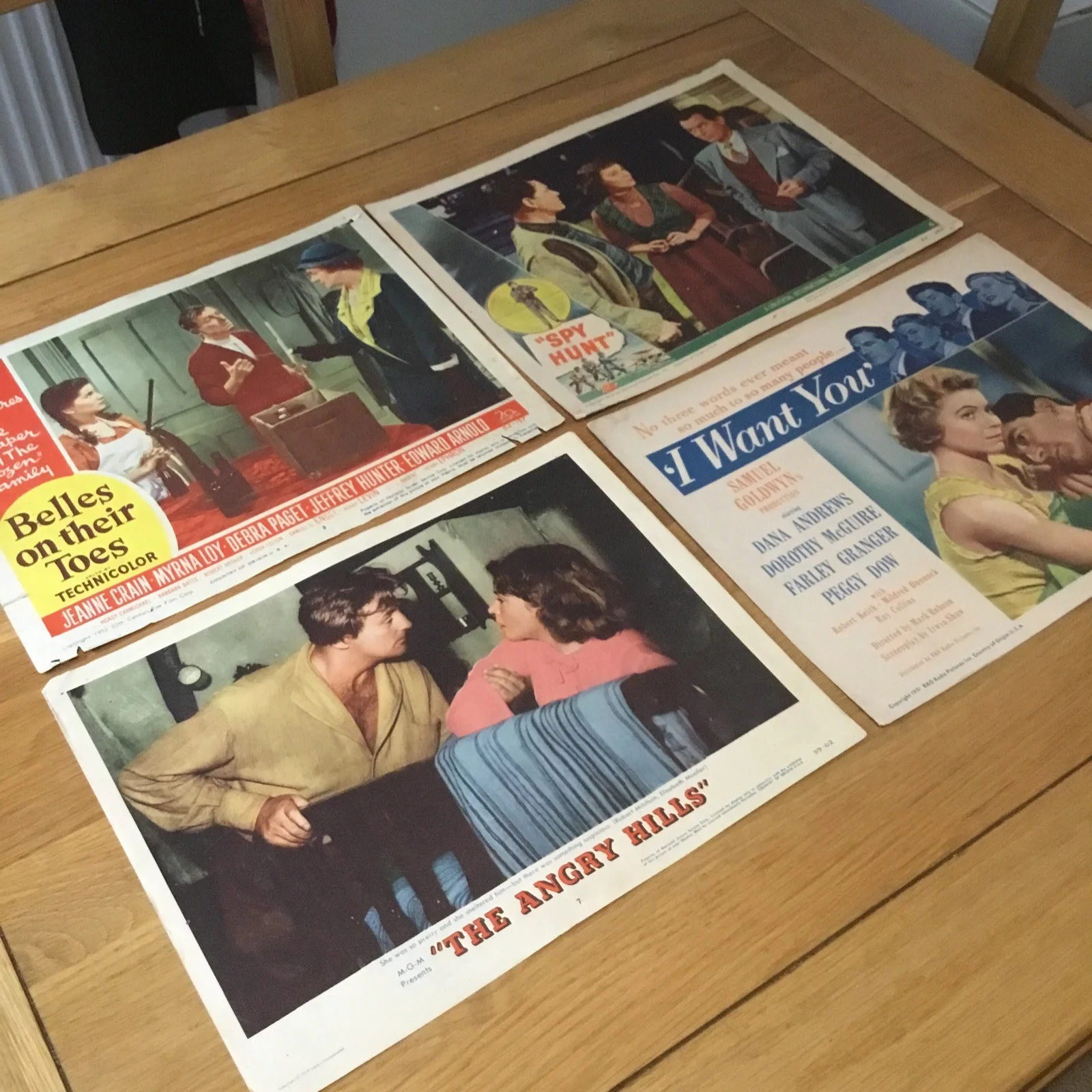 Set Of 4 X Vintage Cinema Advertising Posters . Rare Group . Fast Free Shipping, изображение 2