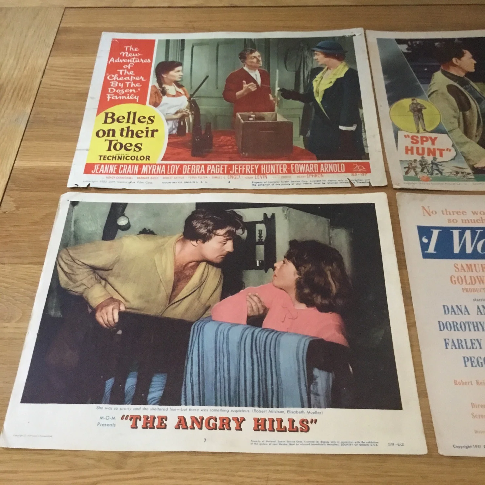 Set Of 4 X Vintage Cinema Advertising Posters . Rare Group . Fast Free Shipping, изображение 3