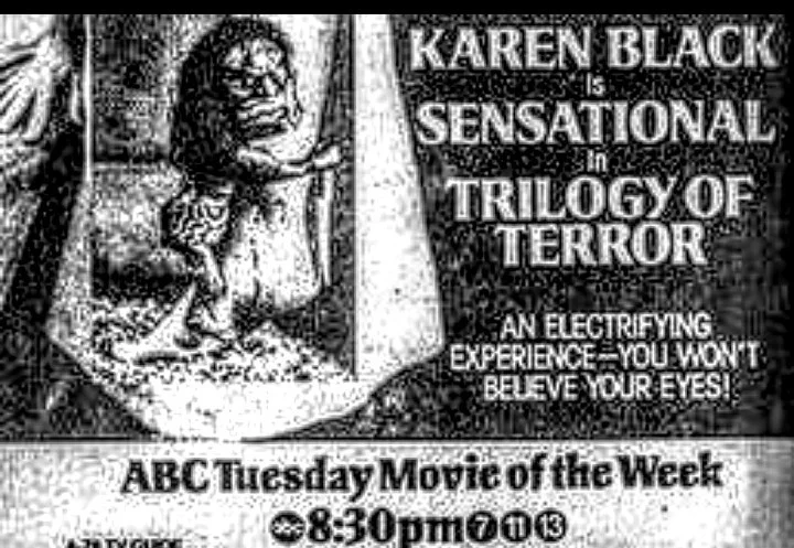 Karen Black — 1970s Horror '"Trilogy Of Terror" Karen Black Signed Vintage Card BAS