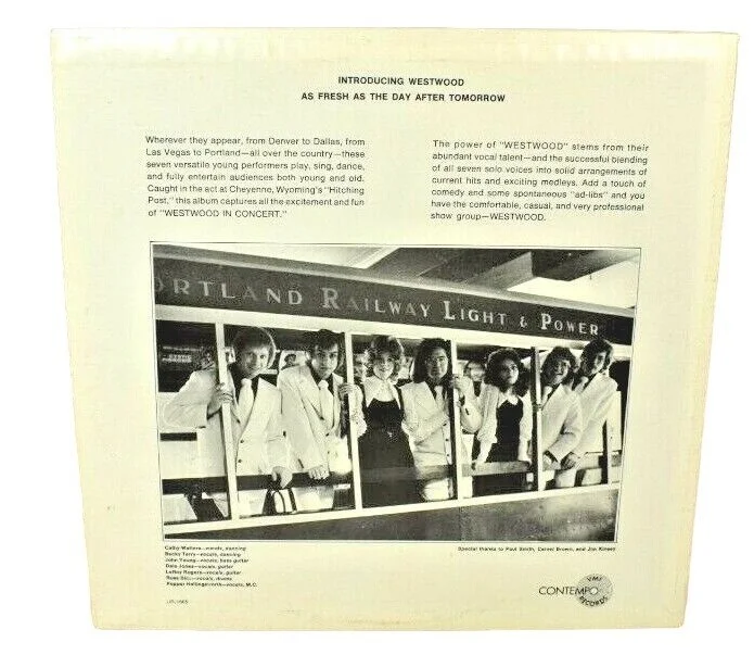 Vintage Westwood In Concert! Vinyl Contempo Records Autograph Signed Copy Album, изображение 2