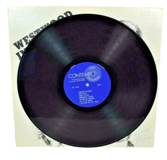 Vintage Westwood In Concert! Vinyl Contempo Records Autograph Signed Copy Album, изображение 3