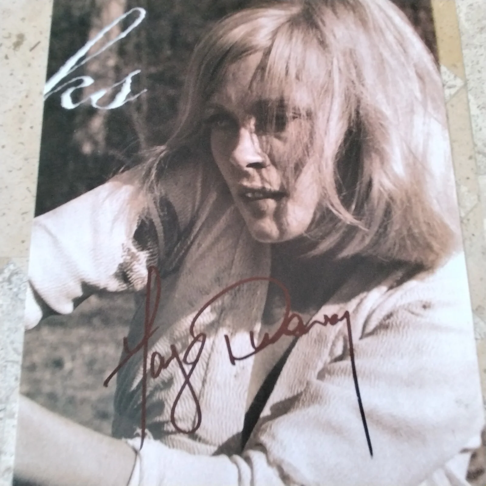 Faye Dunaway SIGNED Mag Page Film Actress Bonnie Clyde Chinatown Mommie Dearest, изображение 5