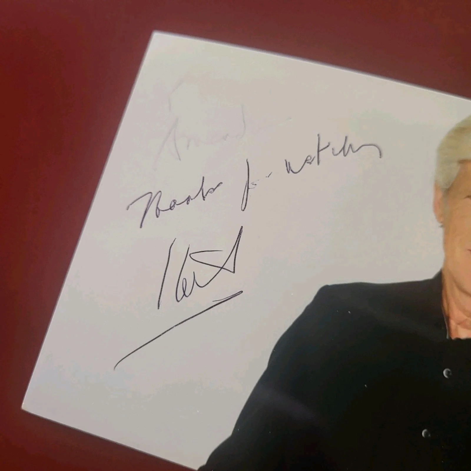 Keith Morrison — Keith Morrison Seinfeld Dateline Hand Signed 4x6 Autograph Photo, image 3