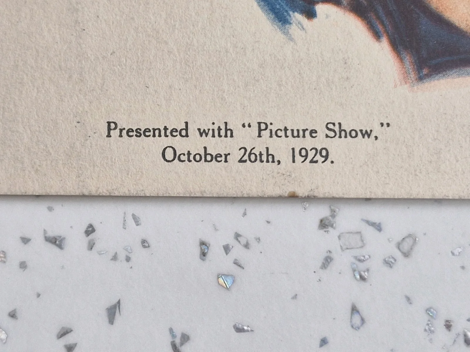 ORIGINAL ART PLATE SUPPLEMENT " THE COQUETTE" FROM PICTURE SHOW MAGAZINE 1929, изображение 2