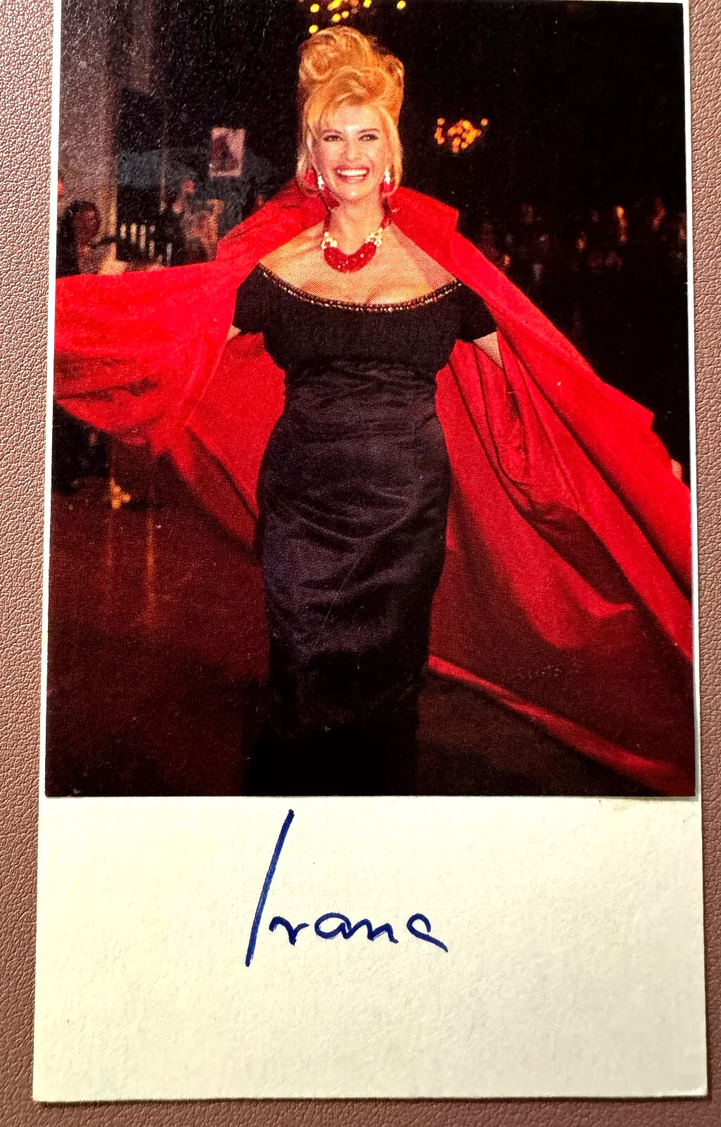 IVANA TRUMP — Ivana •Trump Signed TJD Ex-Wife•Autographed 3 x 5•Authentic•BEAUTIFUL PHOTO•/COA, изображение 3