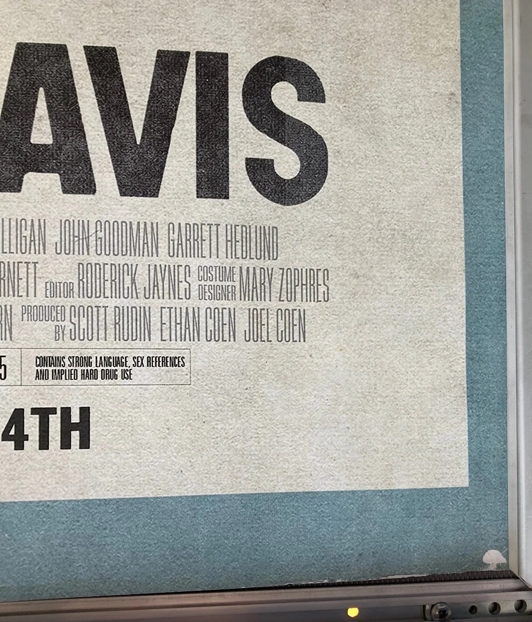 Cinema Poster: INSIDE LLEWYN DAVIS 2014 (Advance Quad) Oscar Isaac Ethan Coen, image 5