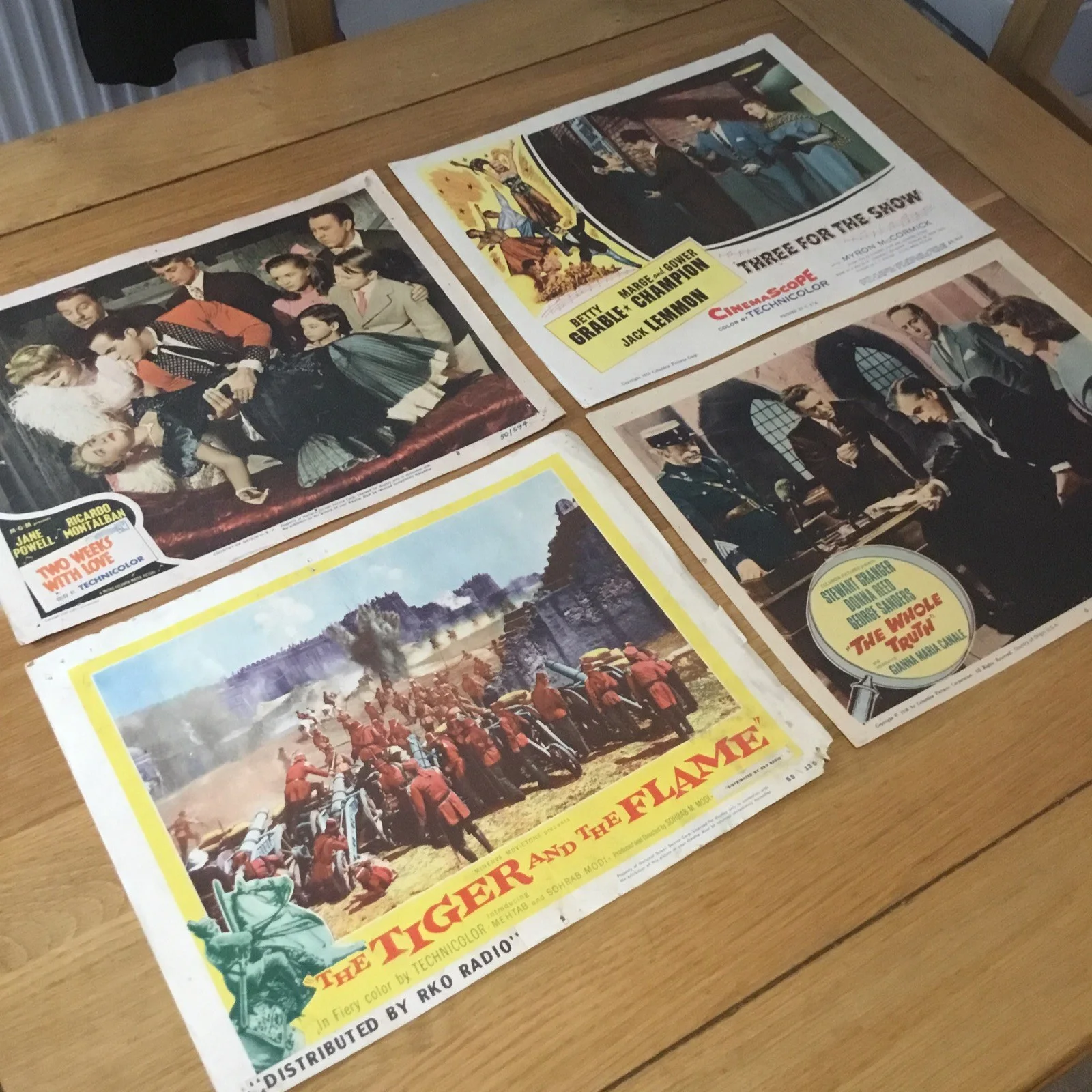 Set Of 4 X Vintage Cinema Advertising Posters . Rare Group . Fast Free Shipping, изображение 2