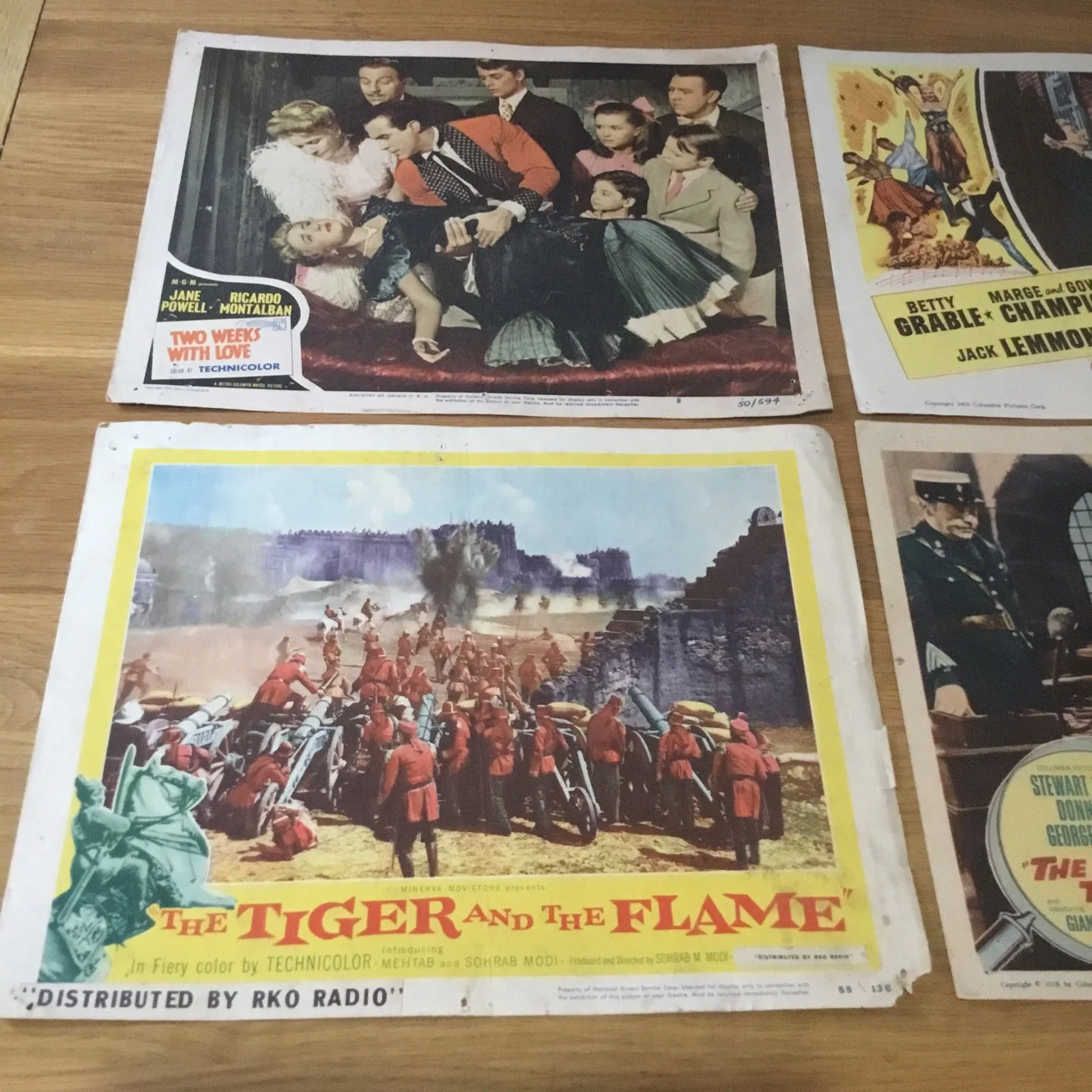 Set Of 4 X Vintage Cinema Advertising Posters . Rare Group . Fast Free Shipping, изображение 3